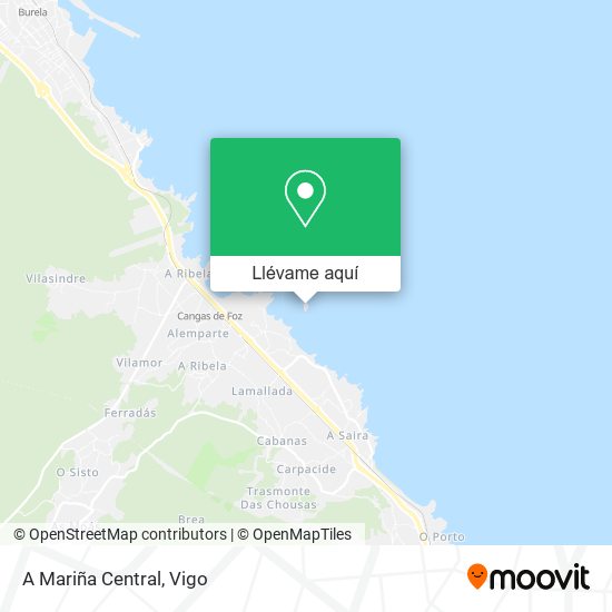 Mapa A Mariña Central