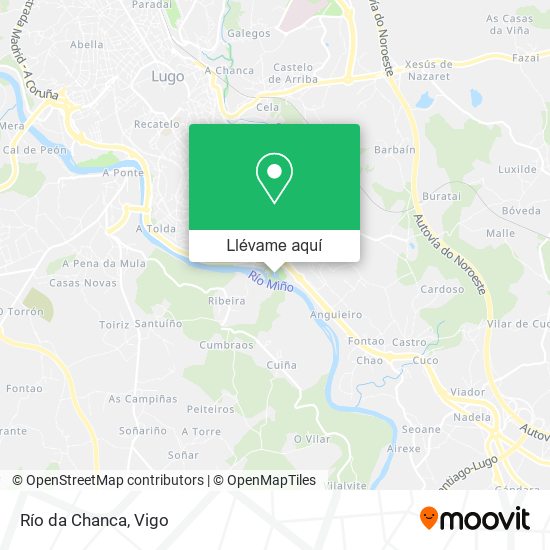 Mapa Río da Chanca
