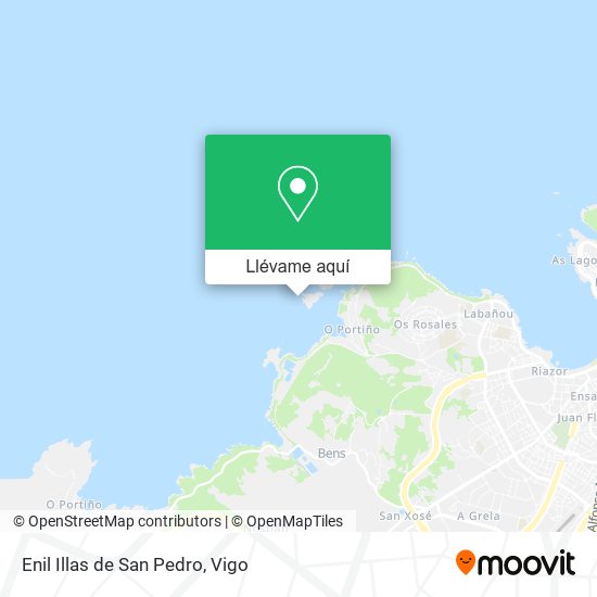 Mapa Enil Illas de San Pedro