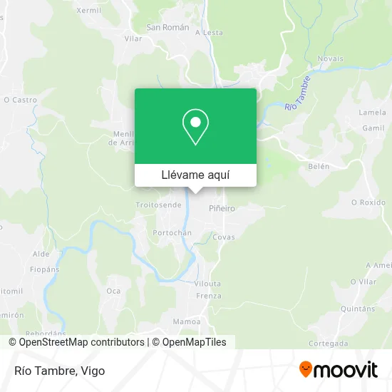 Mapa Río Tambre