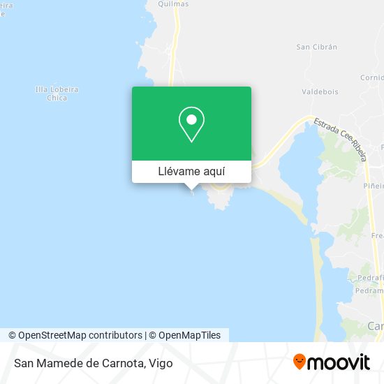 Mapa San Mamede de Carnota