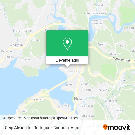 Mapa Ceip Alexandre Rodríguez Cadarso