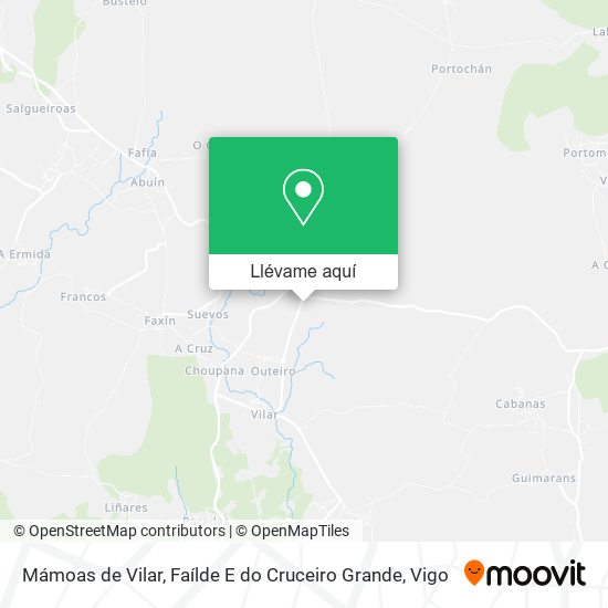 Mapa Mámoas de Vilar, Faílde E do Cruceiro Grande