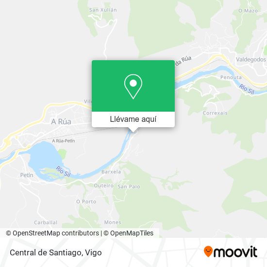 Mapa Central de Santiago