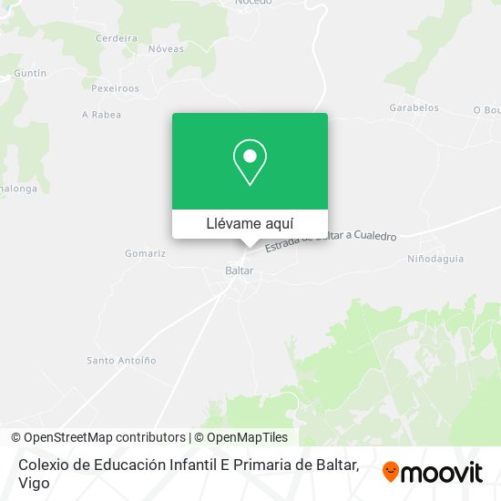 Mapa Colexio de Educación Infantil E Primaria de Baltar