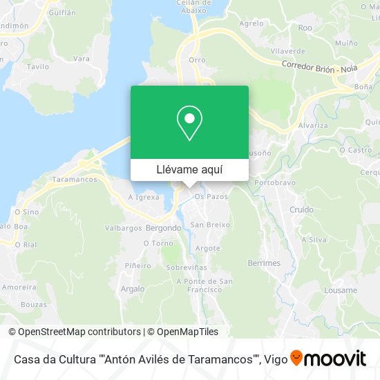 Mapa Casa da Cultura ""Antón Avilés de Taramancos""