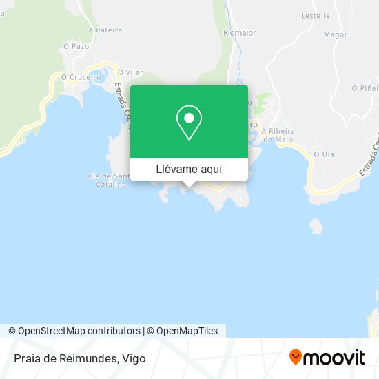 Mapa Praia de Reimundes
