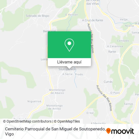 Mapa Cemiterio Parroquial de San Miguel de Soutopenedo