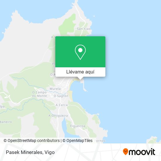Mapa Pasek Minerales