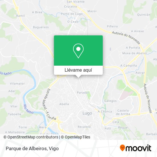 Mapa Parque de Albeiros