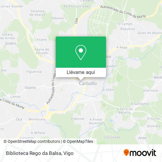 Mapa Biblioteca Rego da Balsa