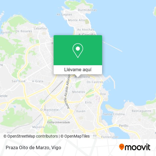 Mapa Praza Oito de Marzo