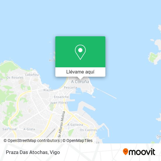 Mapa Praza Das Atochas