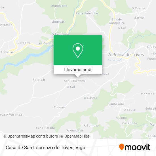 Mapa Casa de San Lourenzo de Trives