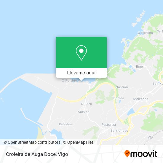 Mapa Croieira de Auga Doce