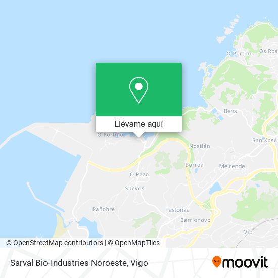 Mapa Sarval Bio-Industries Noroeste