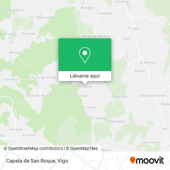 Mapa Capela de San Roque