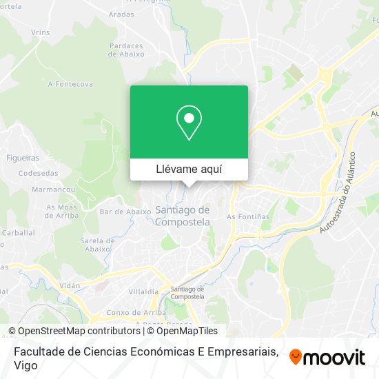 Mapa Facultade de Ciencias Económicas E Empresariais