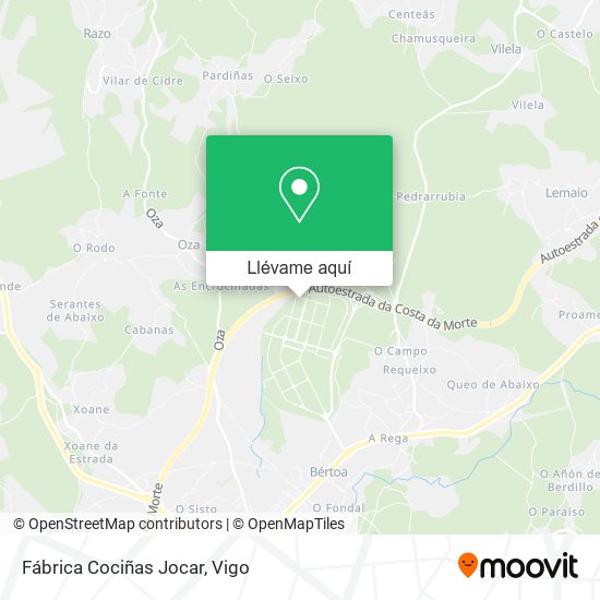 Mapa Fábrica Cociñas Jocar