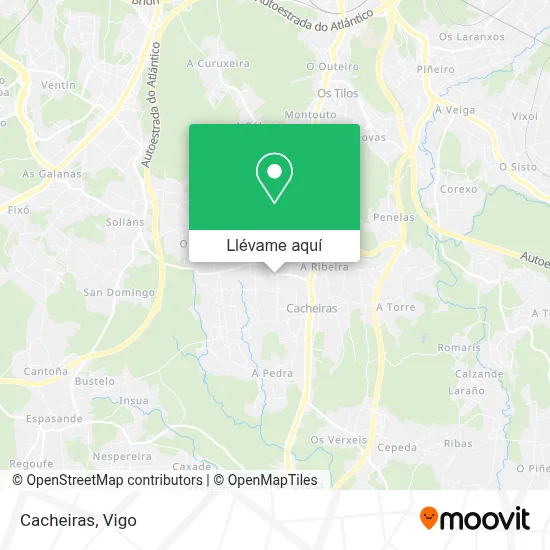 Mapa Cacheiras
