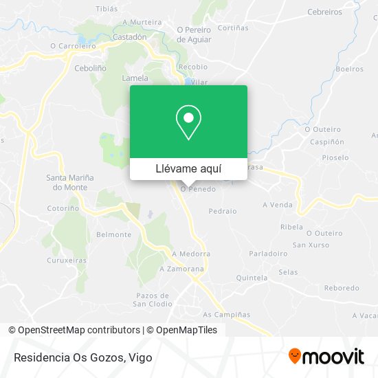 Mapa Residencia Os Gozos