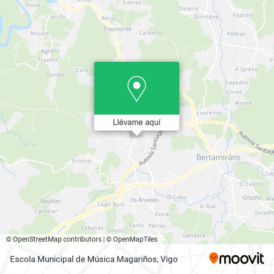 Mapa Escola Municipal de Música Magariños