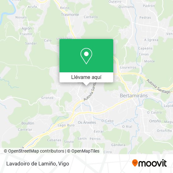 Mapa Lavadoiro de Lamiño