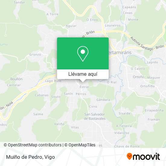 Mapa Muíño de Pedro