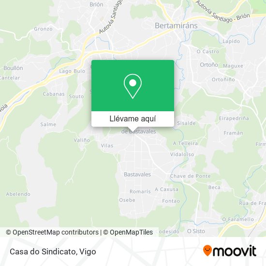 Mapa Casa do Sindicato