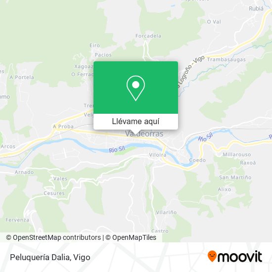 Mapa Peluquería Dalia