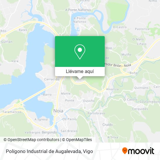 Mapa Polígono Industrial de Augalevada