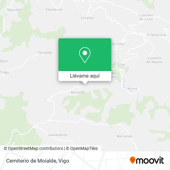 Mapa Cemiterio de Moialde