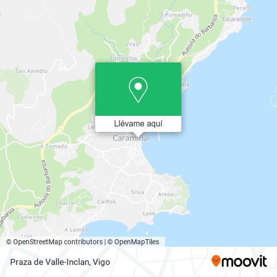 Mapa Praza de Valle-Inclan