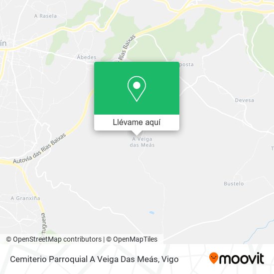 Mapa Cemiterio Parroquial A Veiga Das Meás