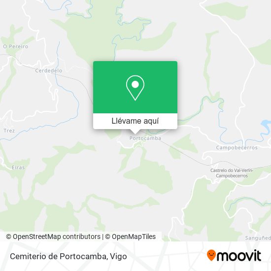 Mapa Cemiterio de Portocamba