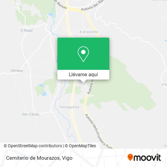 Mapa Cemiterio de Mourazos