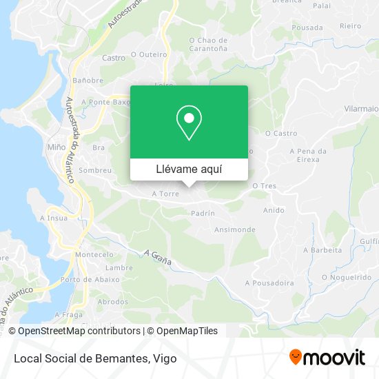 Mapa Local Social de Bemantes