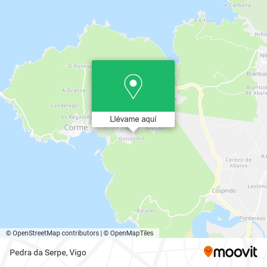 Mapa Pedra da Serpe