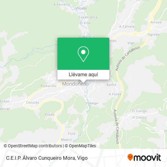 Mapa C.E.I.P. Álvaro Cunqueiro Mora