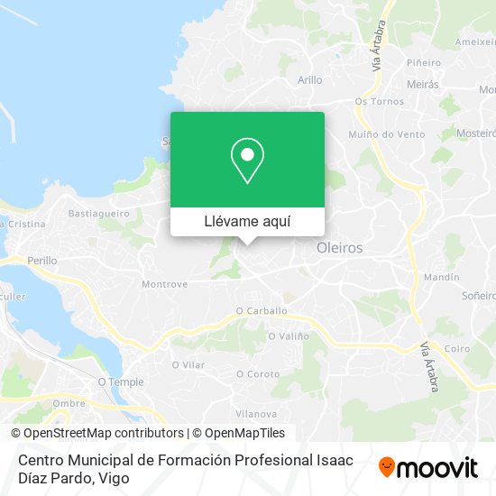 Mapa Centro Municipal de Formación Profesional Isaac Díaz Pardo