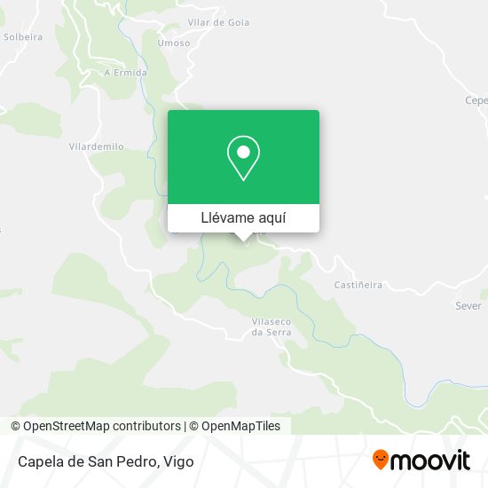 Mapa Capela de San Pedro