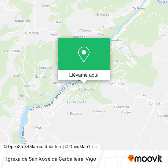 Mapa Igrexa de San Xosé da Carballeira