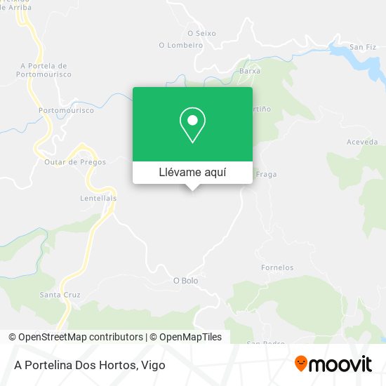 Mapa A Portelina Dos Hortos
