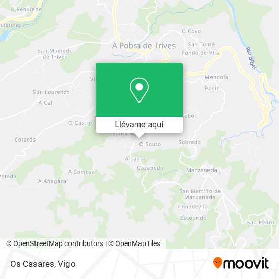 Mapa Os Casares