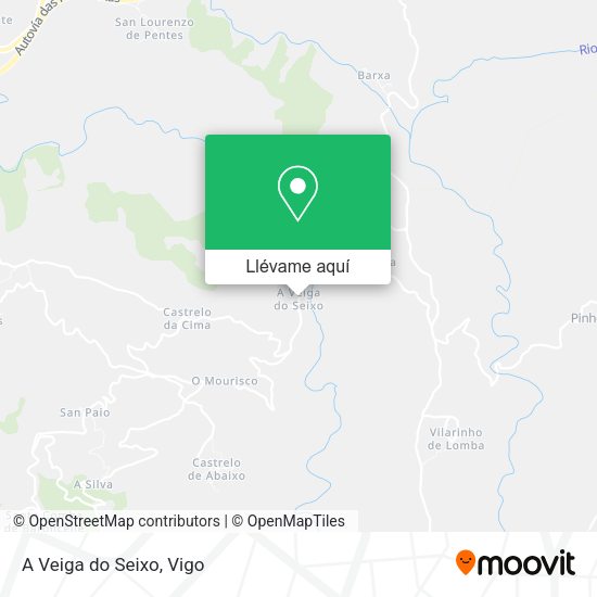Mapa A Veiga do Seixo