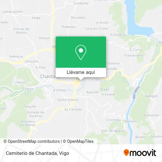 Mapa Cemiterio de Chantada