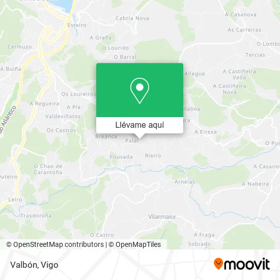 Mapa Valbón