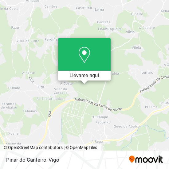 Mapa Pinar do Canteiro