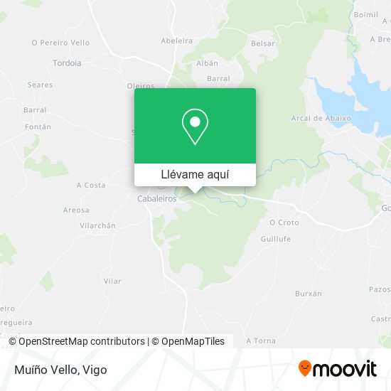 Mapa Muíño Vello