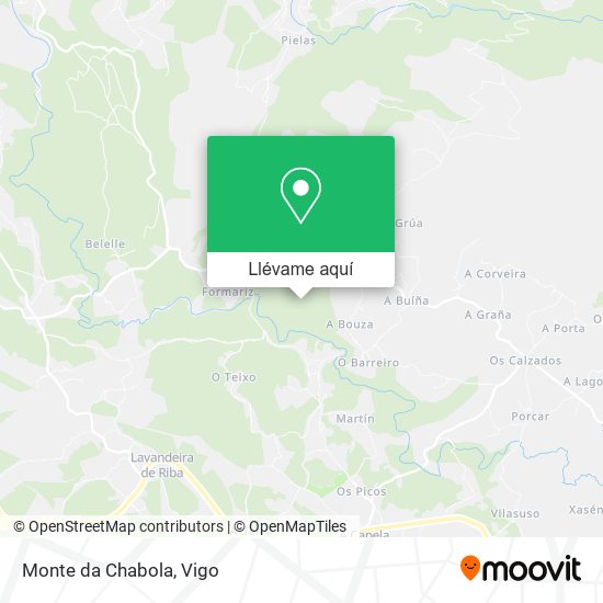 Mapa Monte da Chabola